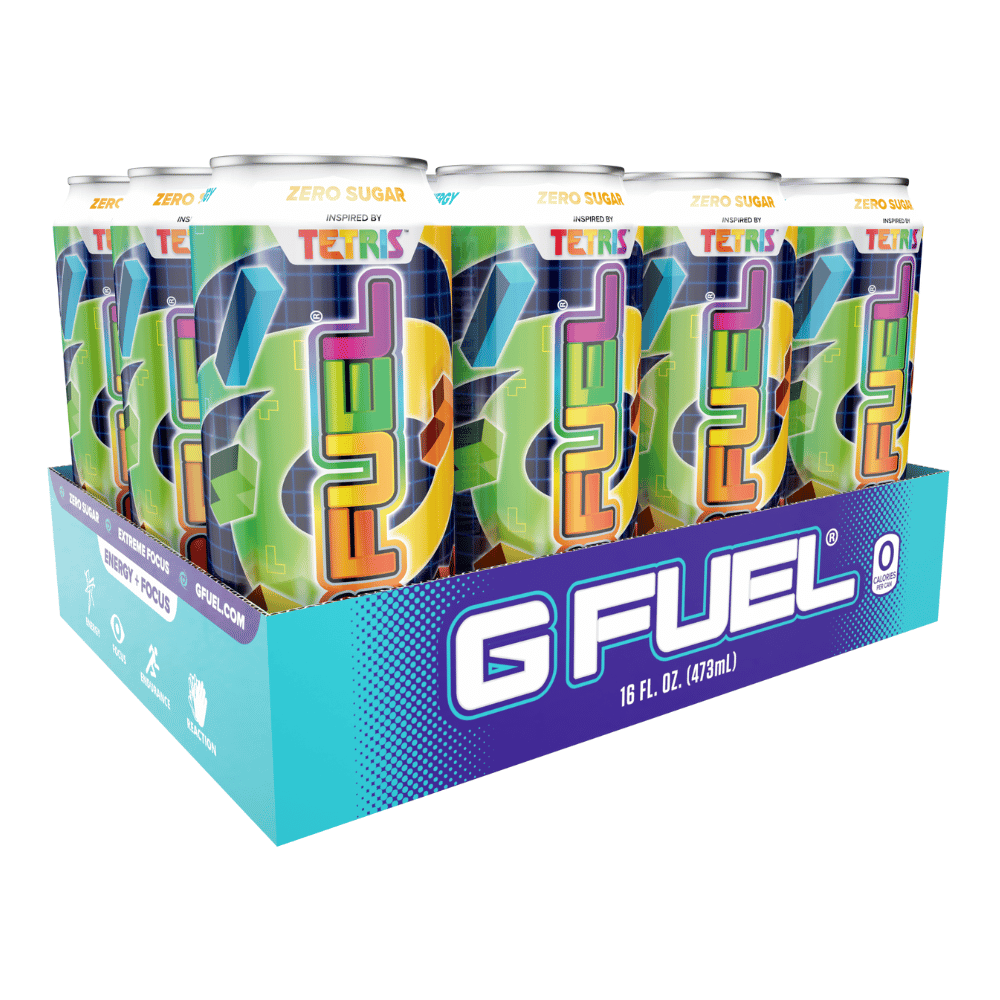 Tetris Blast GFUEL 12 Pack of Energy Drinks (12x473ml)