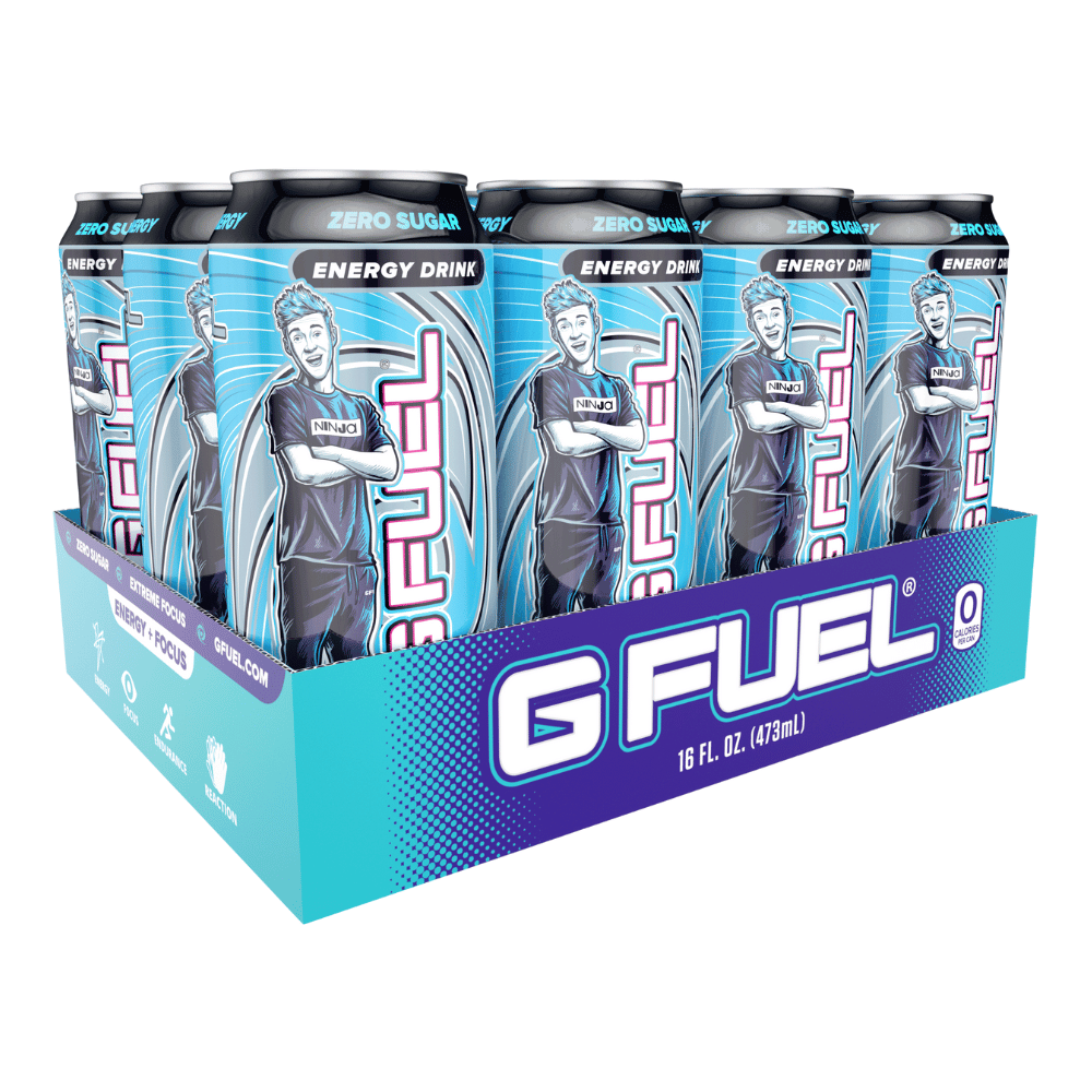 Cotton Candy GFUEL x Ninja Flavour - 12 Packs of RTD Cans UK