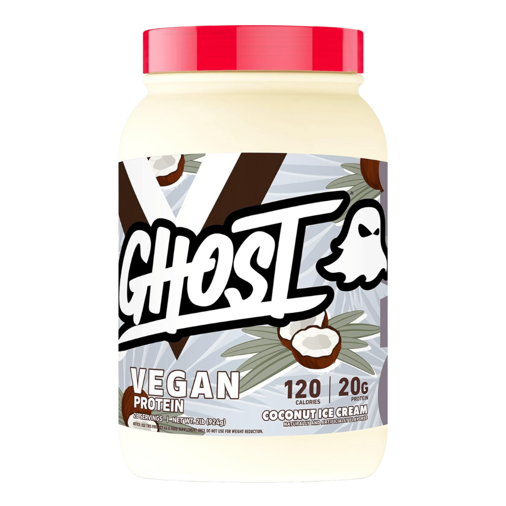 Ghost Vegan Protein - Coconut Ice Cream Flavour - 28 Servings (924g)