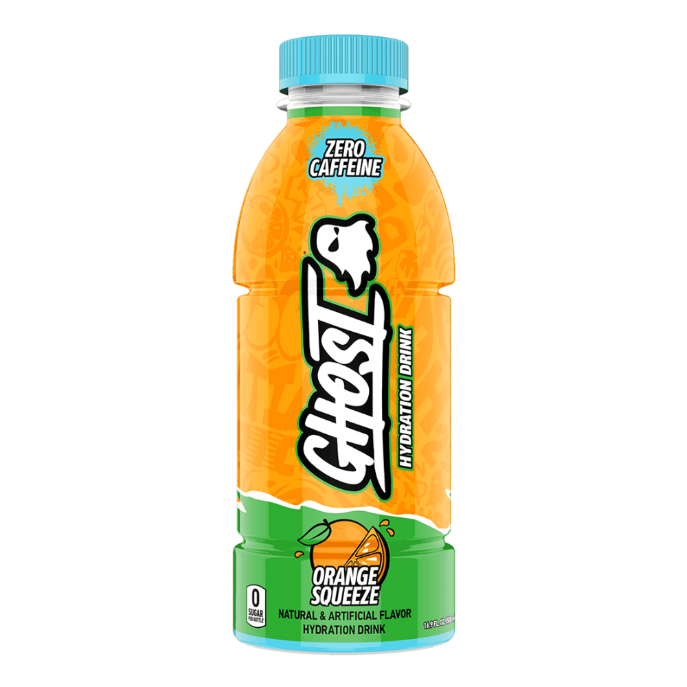 Ghost Orange Squeeze Hydration Drinks - Single 500ml Bottles UK
