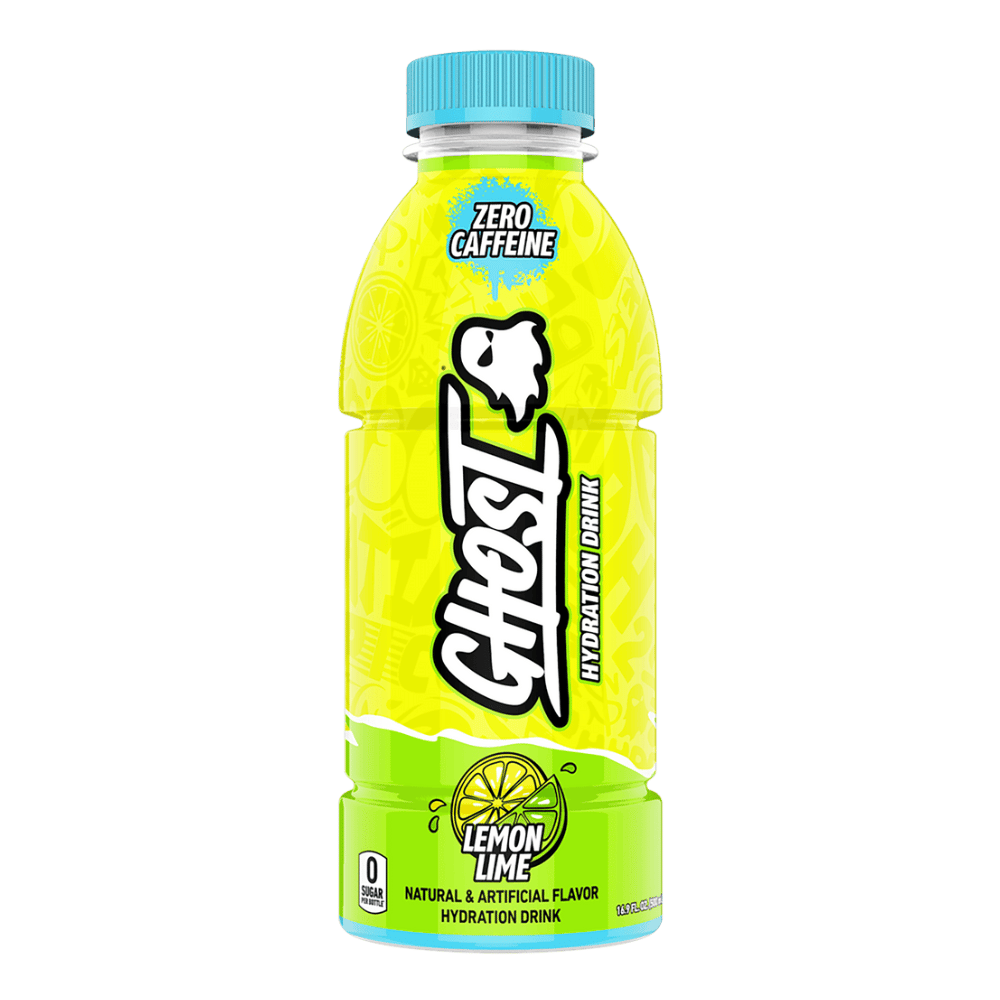 Ghost Hydration RTD Drink - Lemon Lime Flavour - 500ml Bottle