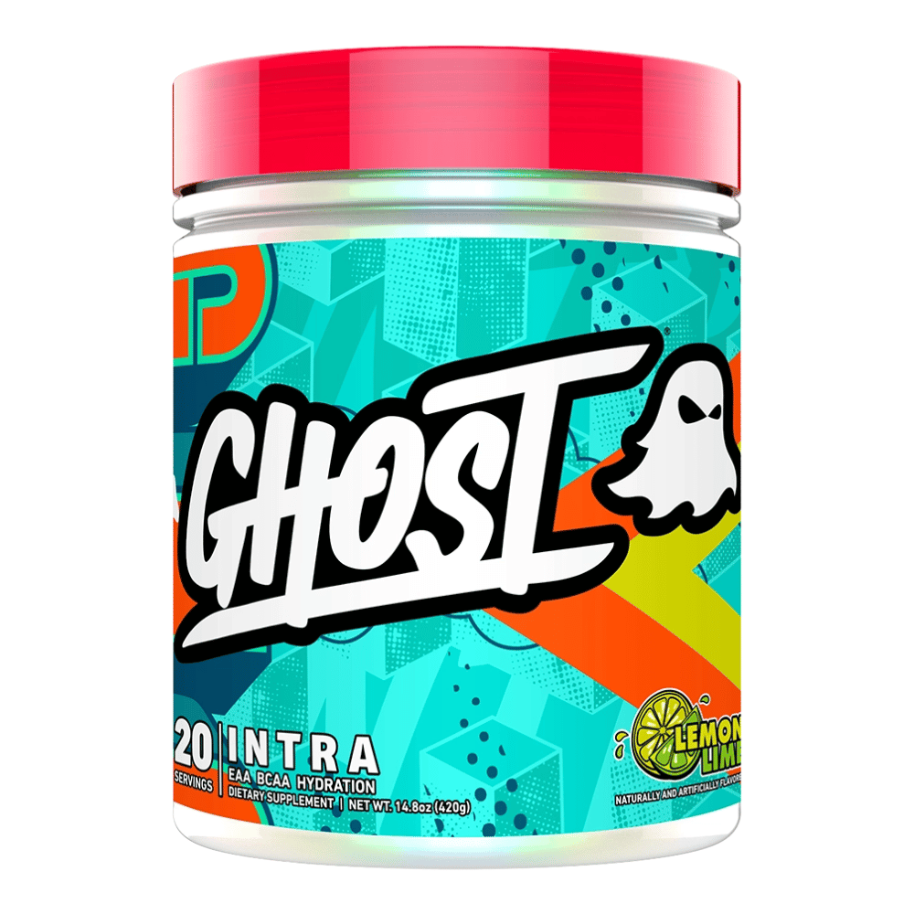 Ghost Intra-Workout Lemon Lime - 20 Serving Tubs - 420g - BCAA, EAA and Hydration Supplement