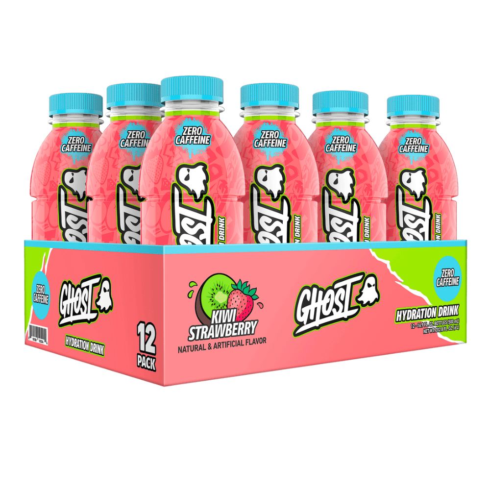 Ghost Hydration Kiwi Strawberry Hydration Drinks - 12x500ml Packs