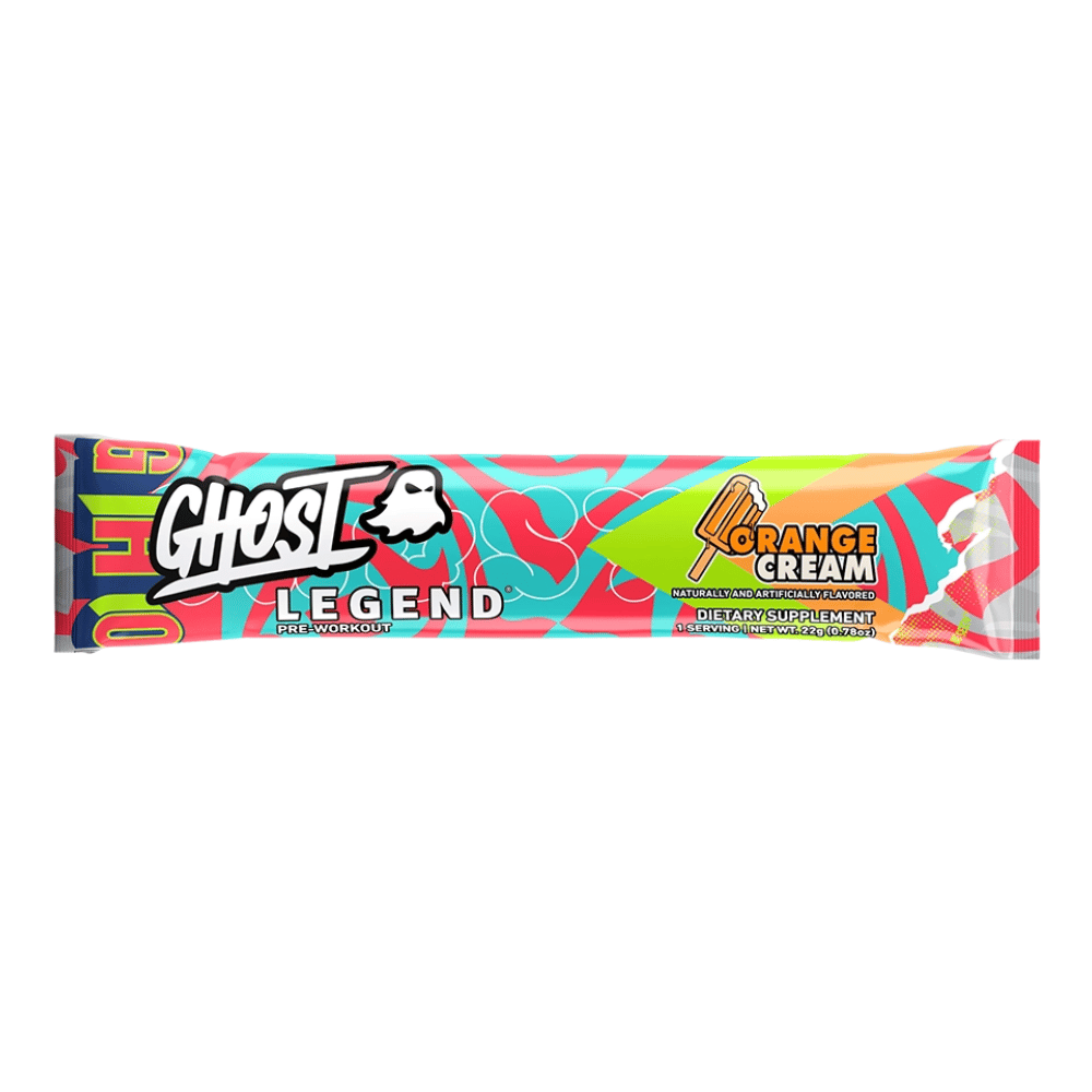 Ghost Legend Orange Cream Single Serving Pre-Workout Sachets / Samples