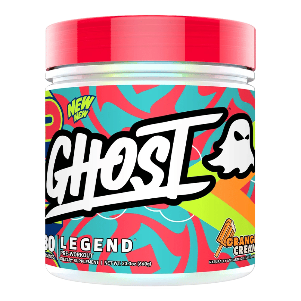 Orange Cream Ghost Legend v4 Pre-Workout - 660g Tubs