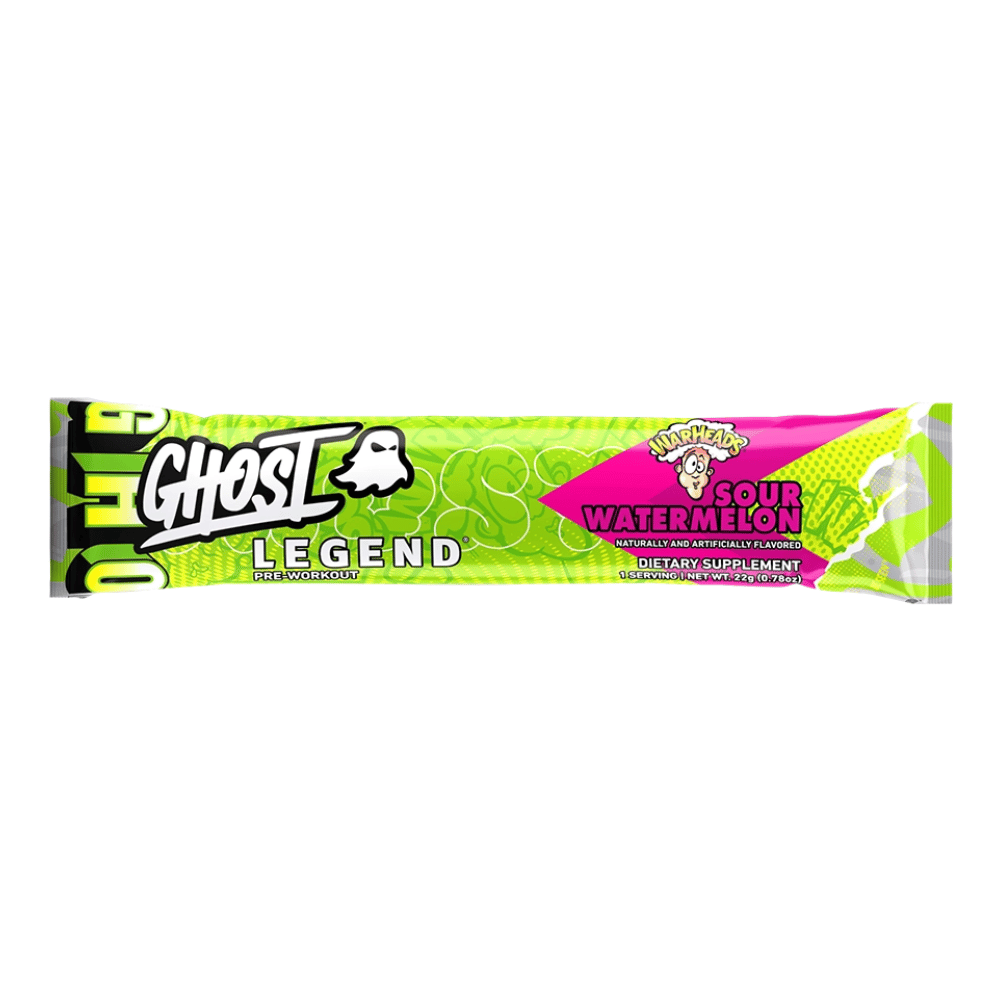 Ghost Legend Warheads Sour Watermelon Pre-Workout Sachets (1 Serving Sticks)