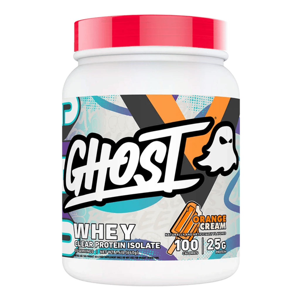 Ghost Orange Cream Flavoured Clear Whey Isolate Protein Powder (20 Servings) - Protein Package UK