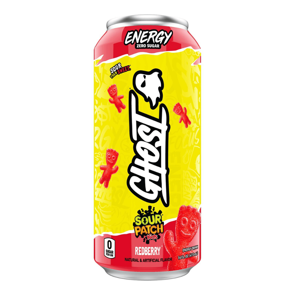 Ghost Redberry Energy Drinks by Sour Patch Kids - 1x473ml