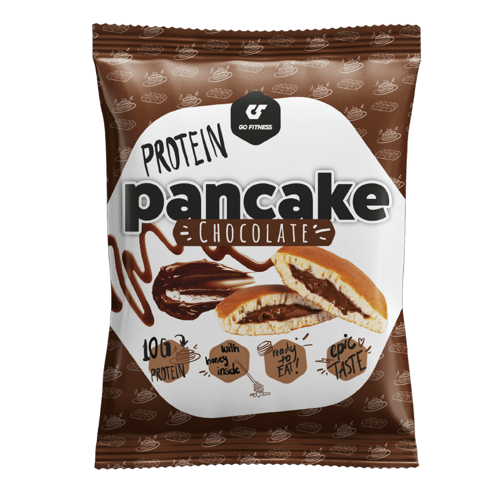 Go Fitness Chocolate-Filled Protein Pancakes - Single 50g Packet