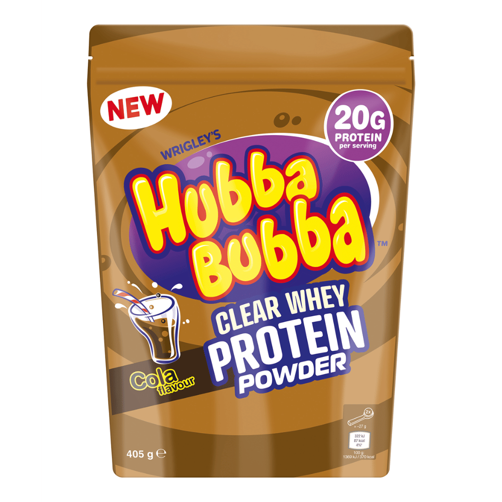 Cola Hubba Bubba Clear Whey Protein Powder (15 Servings) - 405g Packs