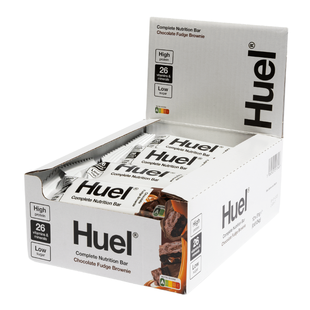 Huel Complete Protein Bar - Chocolate Fudge Brownie Flavour - 12x51g Boxes