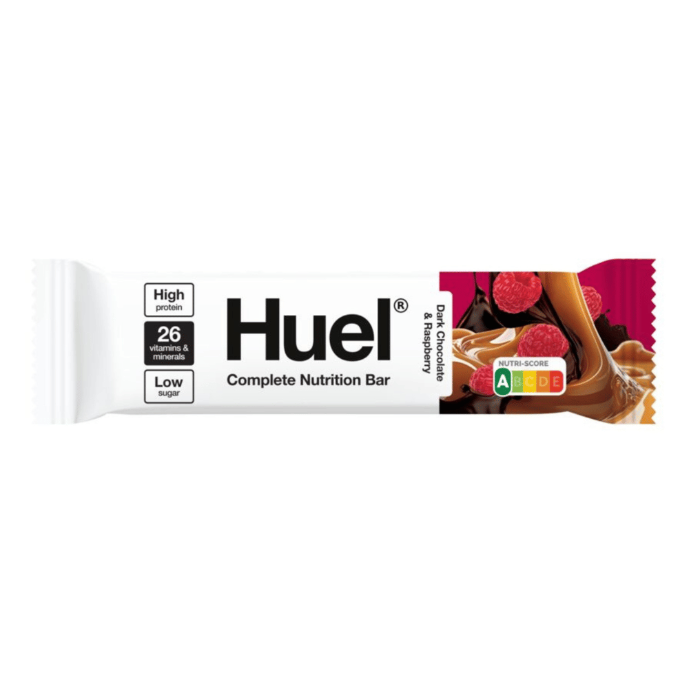 Huel Dark Chocolate Raspberry Complete Nutrition Protein Bars - Single 51g Bar