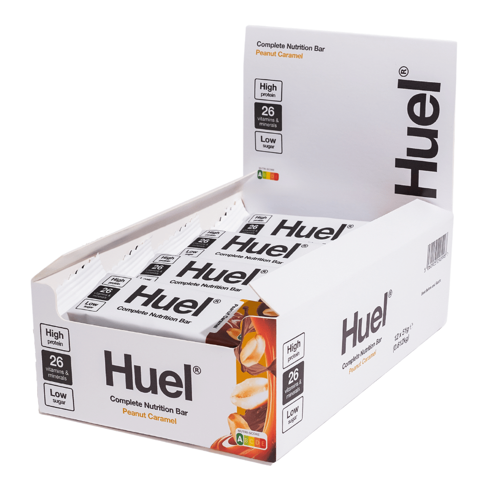 Peanut Caramel Huel Nutrition Bars - 12x51g