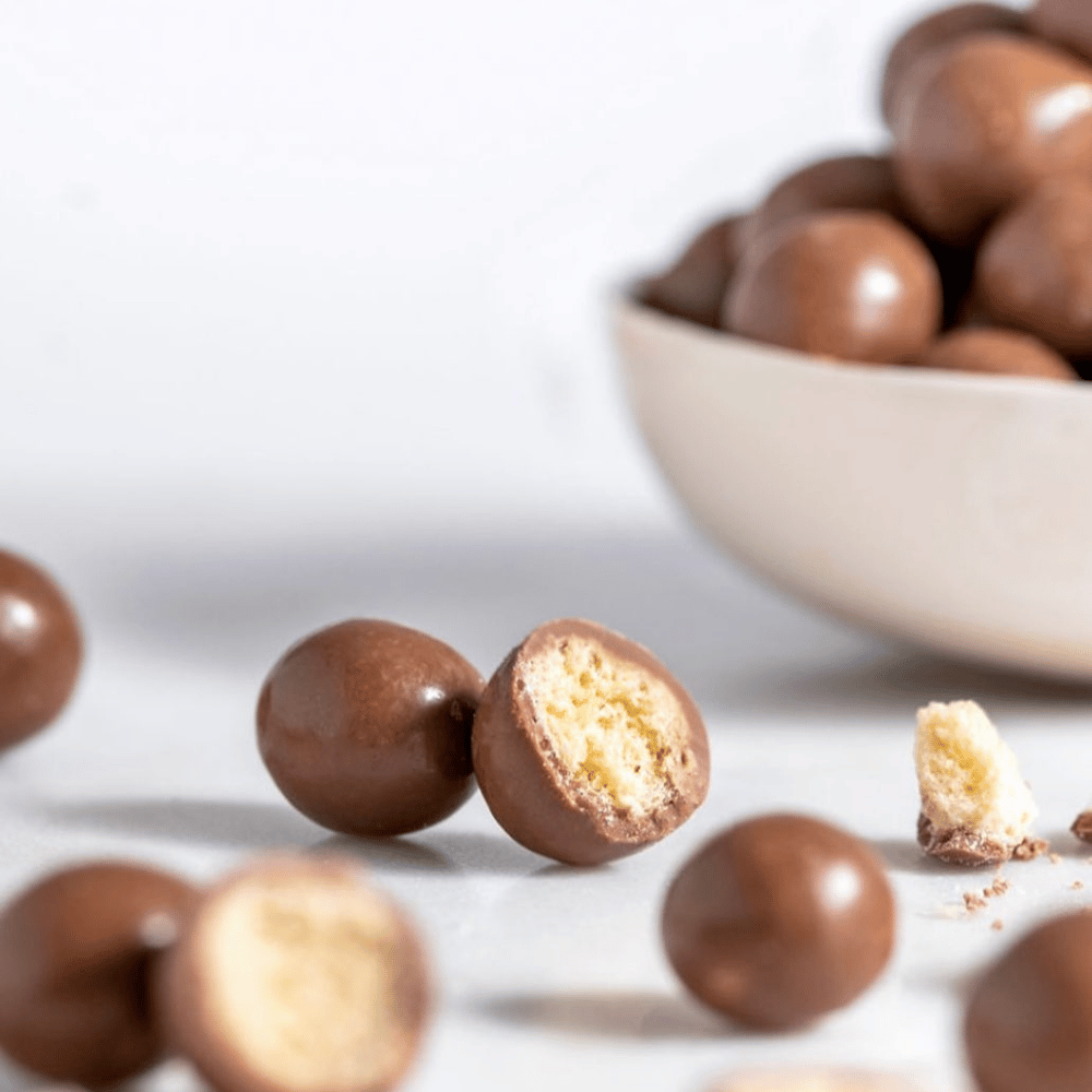 Inside the Nano Supps Milk Chocolate Protein Pop Balls