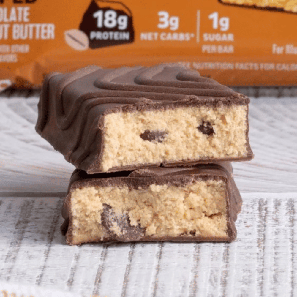 Inside the Quest Dipped Choc Peanut Bars