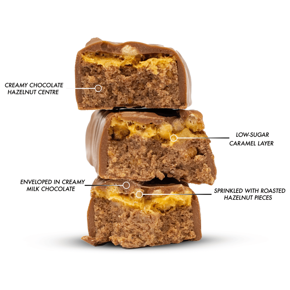 Inside the Chocatella PER4M Protein Bars with key facts