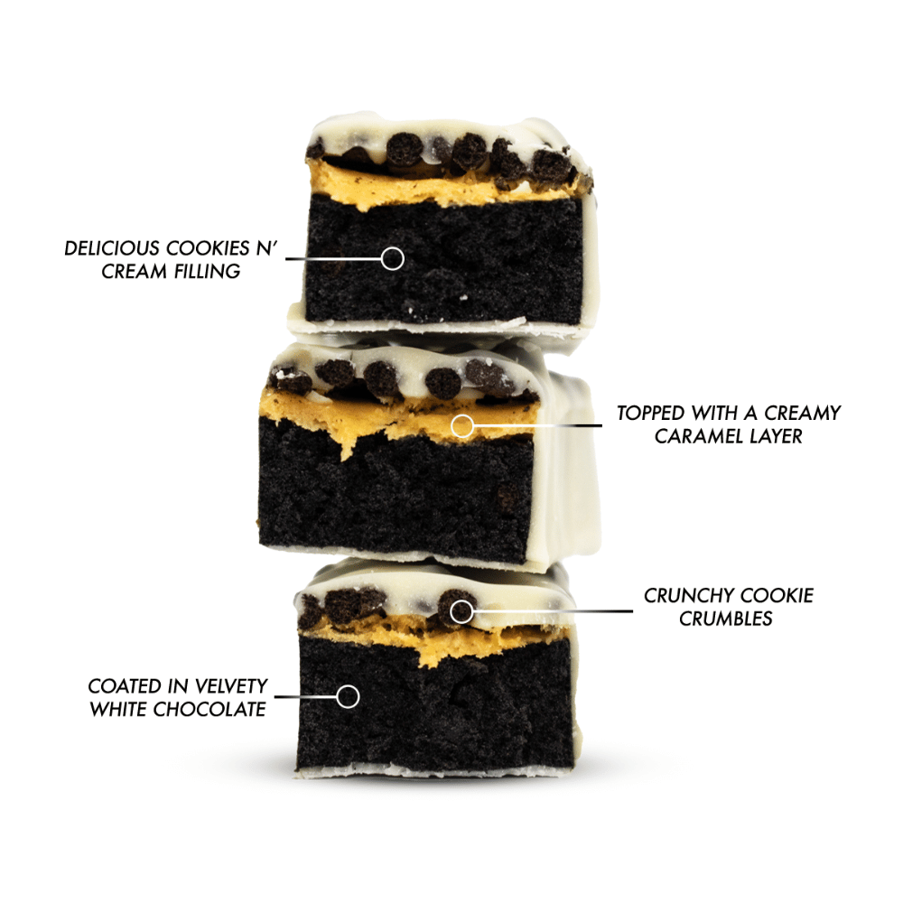 Inside the PER4M Cookies and Cream Flavoured Protein Bars