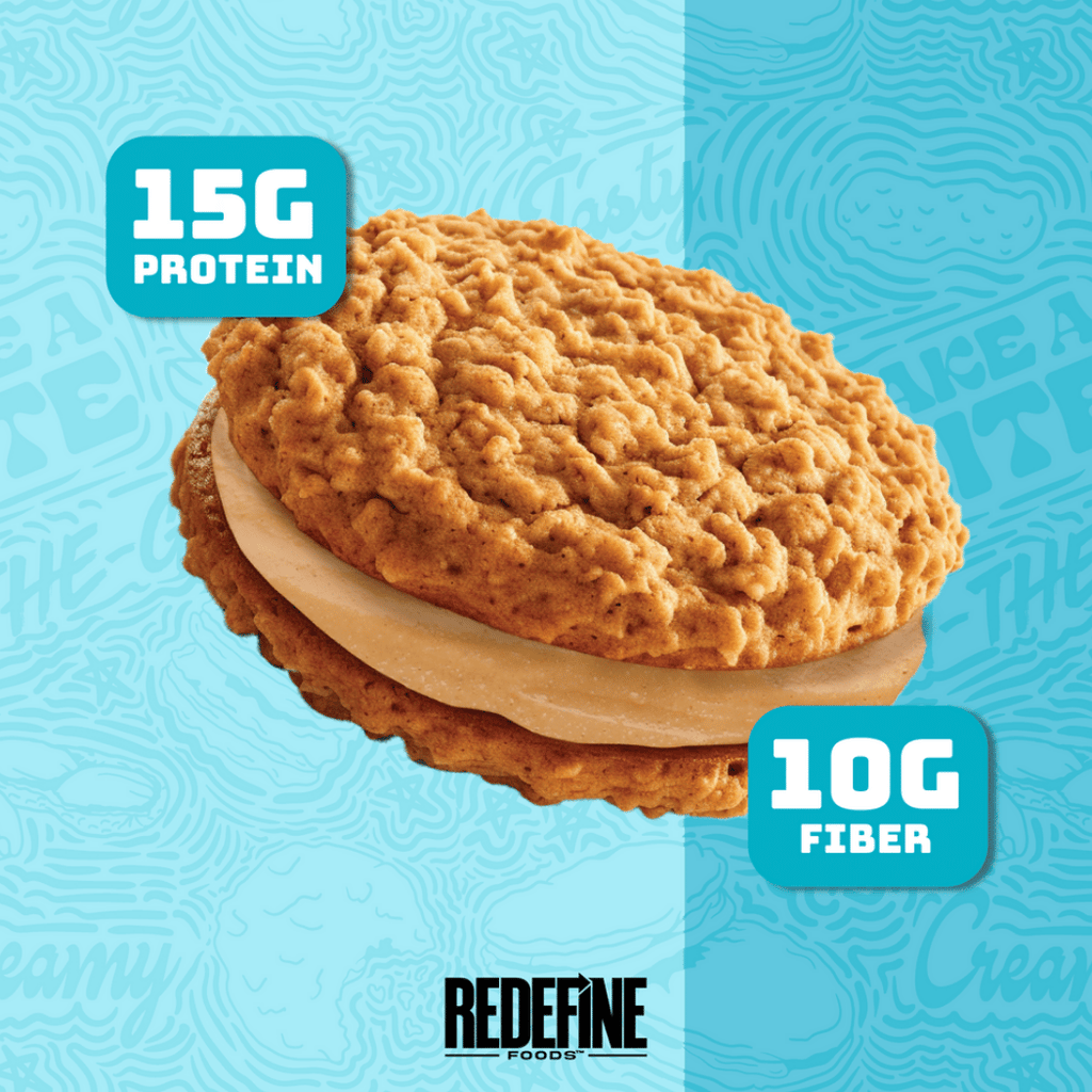 Redefine Foods Protein Oatmeal Pie Peanut Butter - Key Facts and Inside View