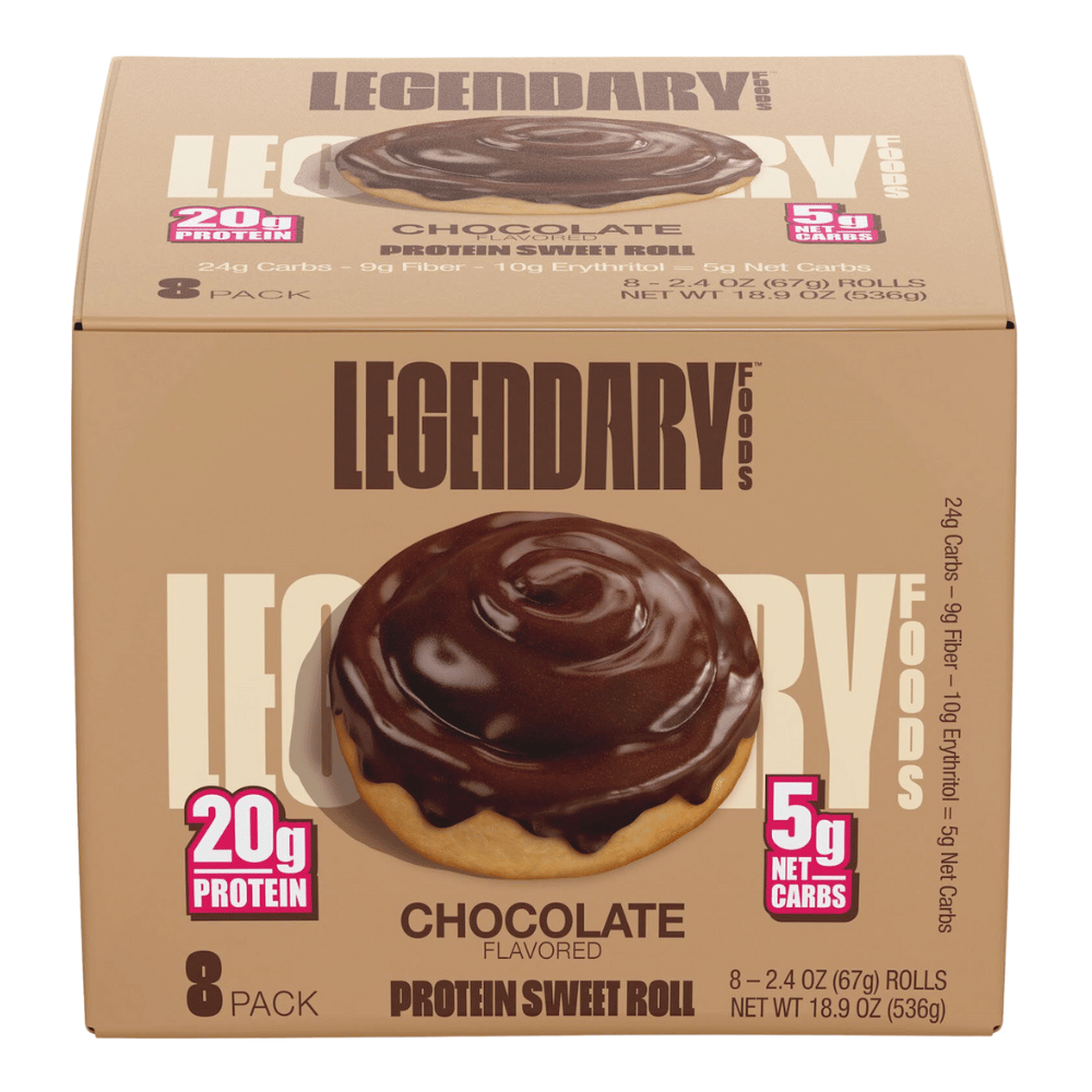 Legendary Foods Chocolate Protein Sweet Rolls (8 Pack) - Protein Package UK