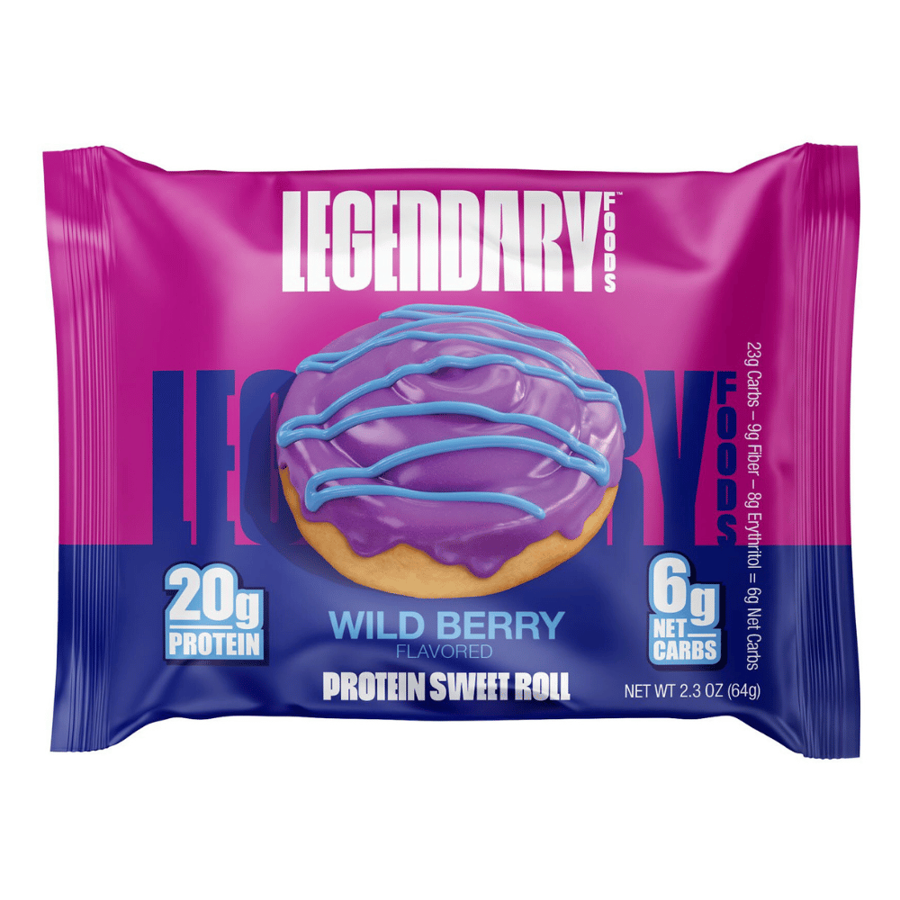 Wild Berry Legendary Foods Protein Sweet Rolls - Single 64g Pack