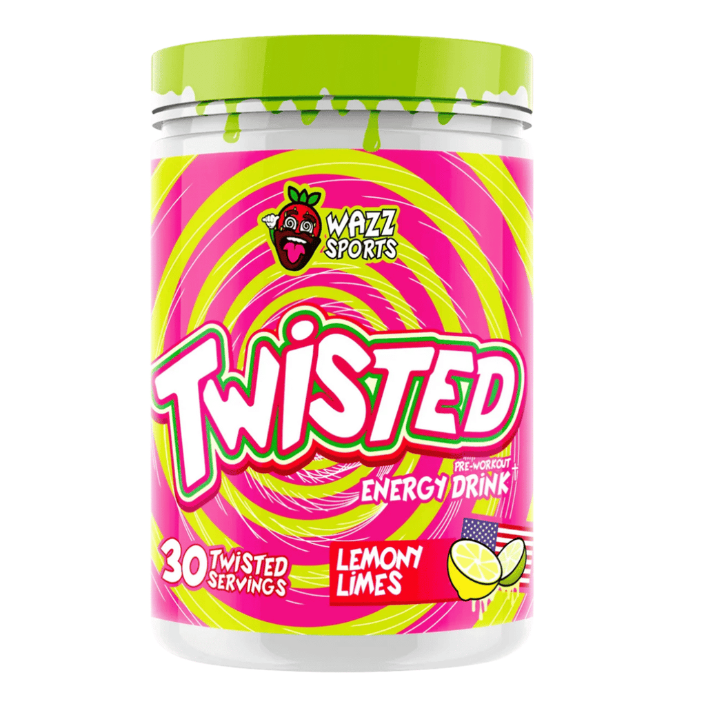 Wazz Sports Lemon Lime Twisted Energy Pre Workout (30 Servings)