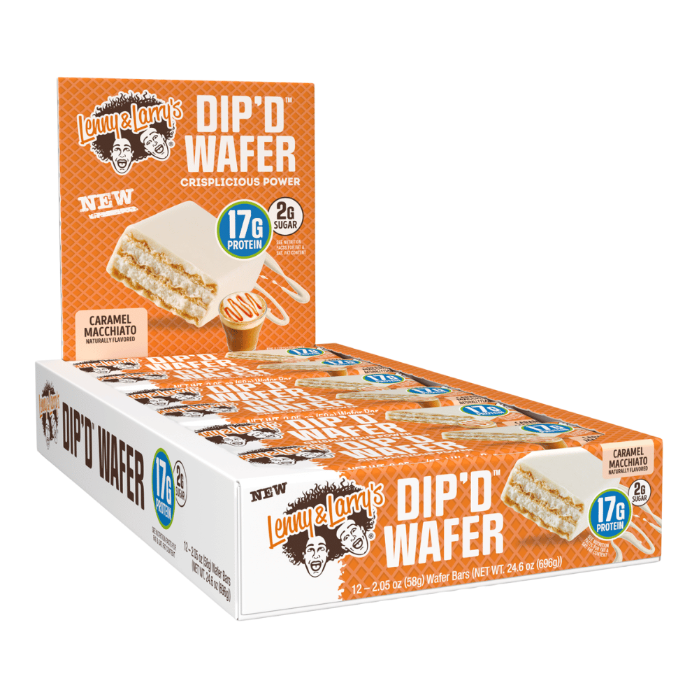 Lenny and Larry's Caramel Macchiato Protein Wafers - 12 Bar Packs