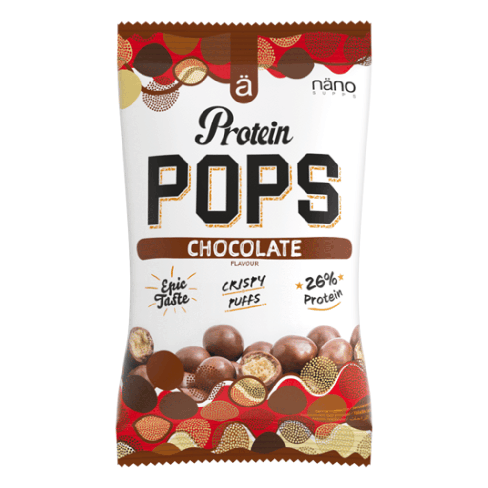 Nano Supps Protein Pops - Milk Chocolate Coated Protein Balls - 38g Bags