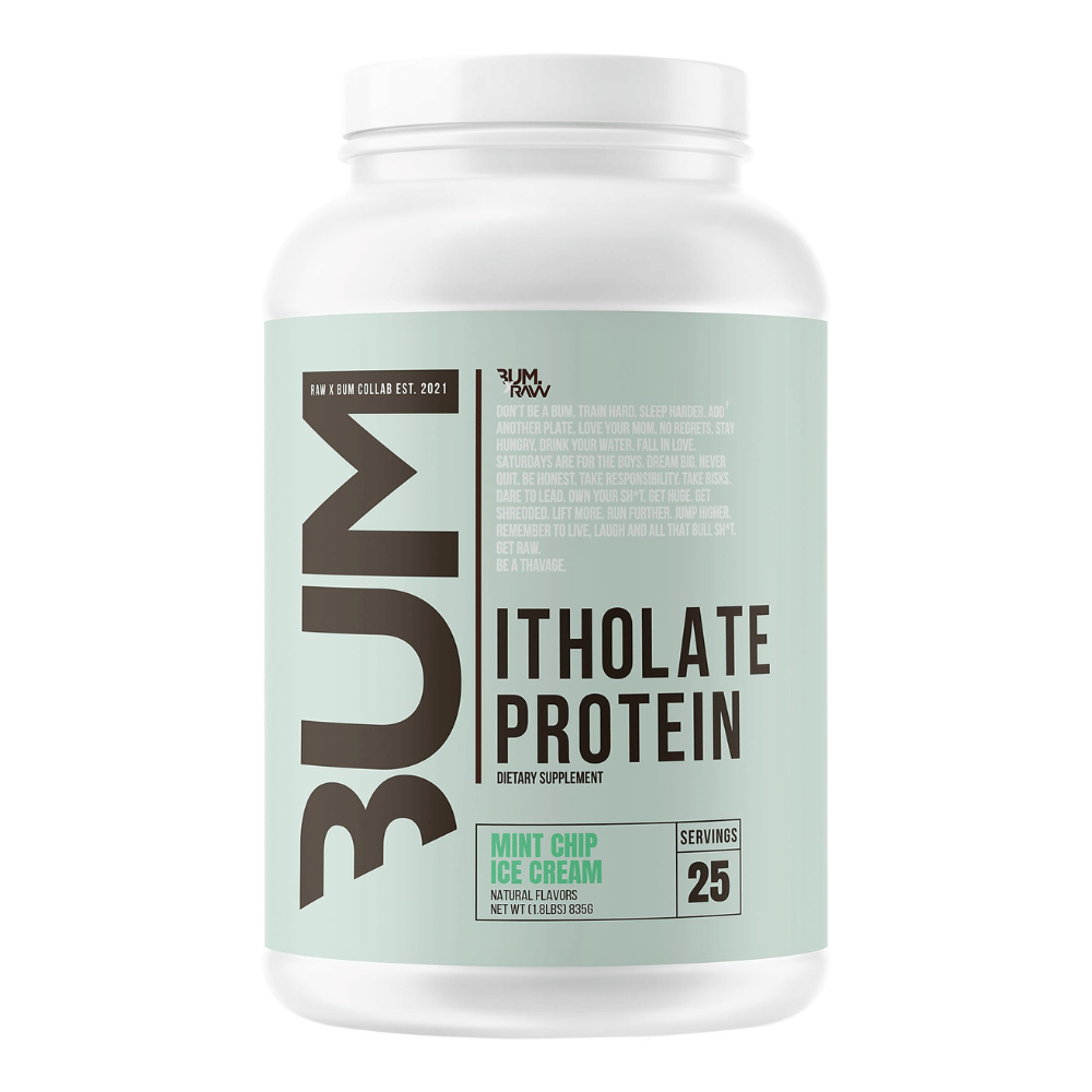 RAW Mint Chip Ice Cream Flavour Itholate Protein Powder - 25 Serving Tubs