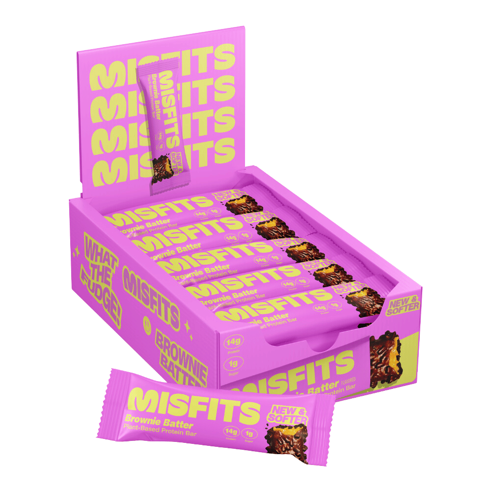 Misfits Brownie Batter Vegan Protein Bars - 15 Pack