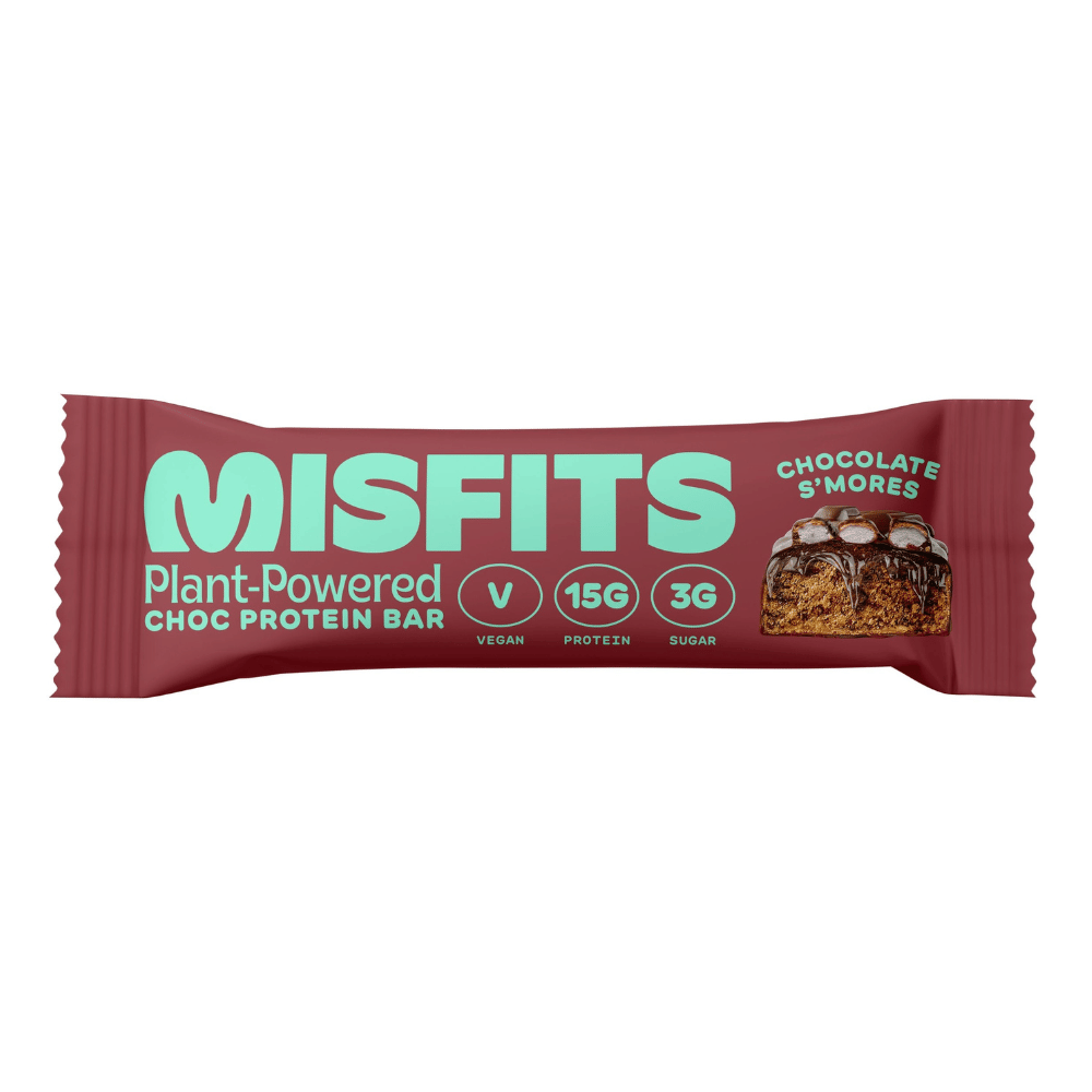 Misfits Smores Plant Based Vegan Protein Bars - 48g Bars