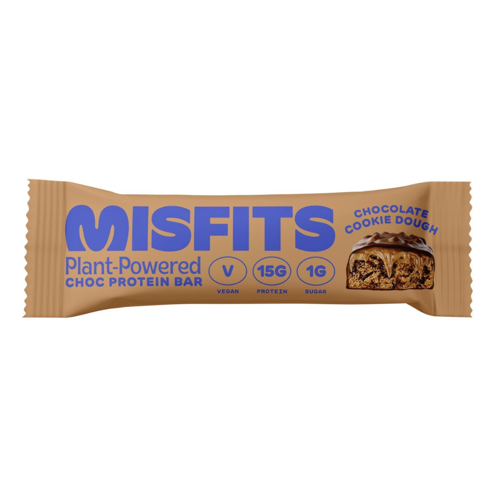 Misfits Cookie Dough Vegan Protein Bars - Single 45g Bar