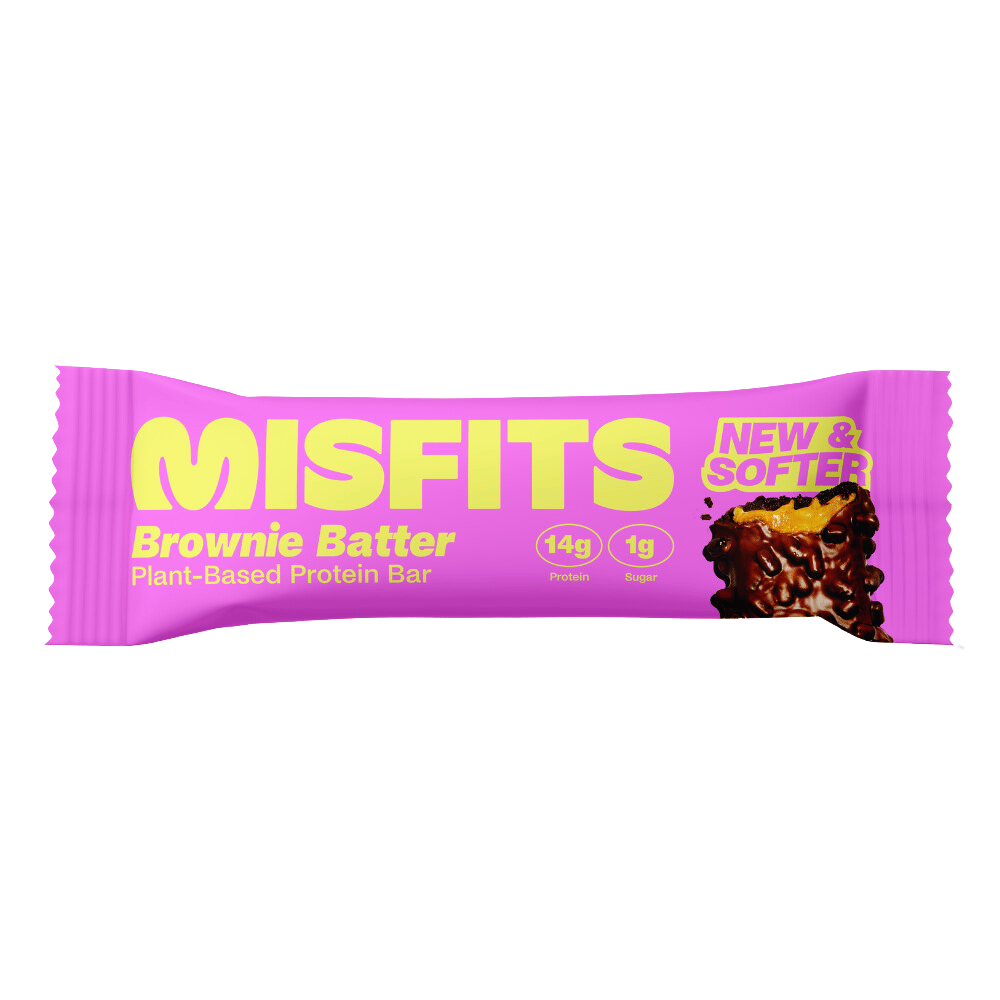 Misfits Brownie Batter Vegan Protein Bar - Single 50g Bar