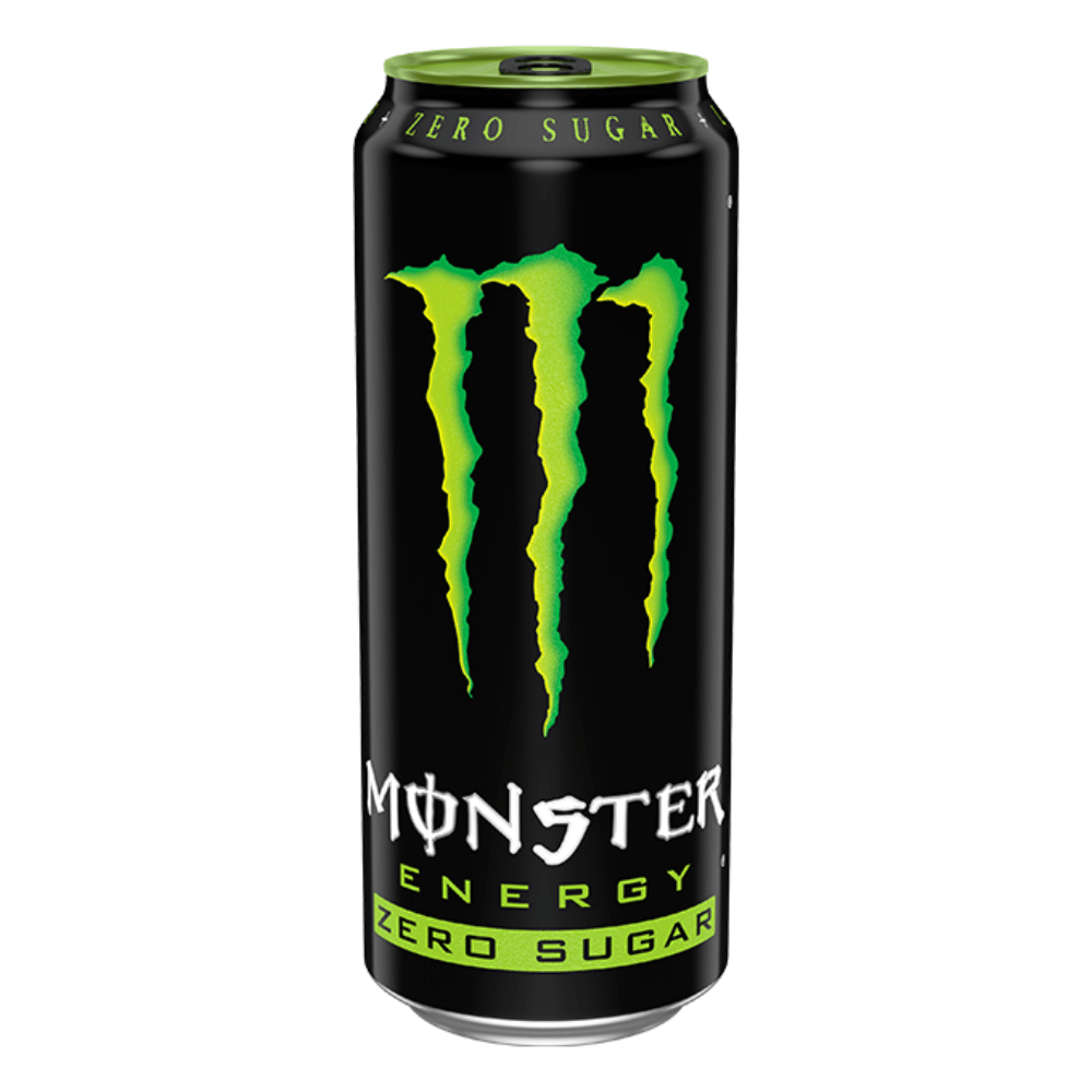 Monster Energy Green Original Zero Low-Calorie Energy Drinks - 500ml Cans