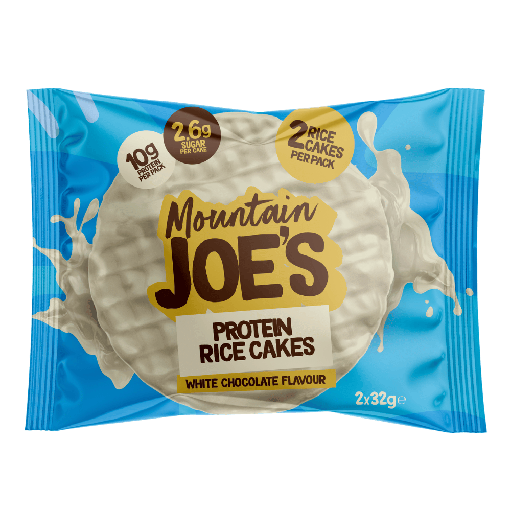Mountain Joe's White Chocolate Protein Rice Cakes | Protein Package ...