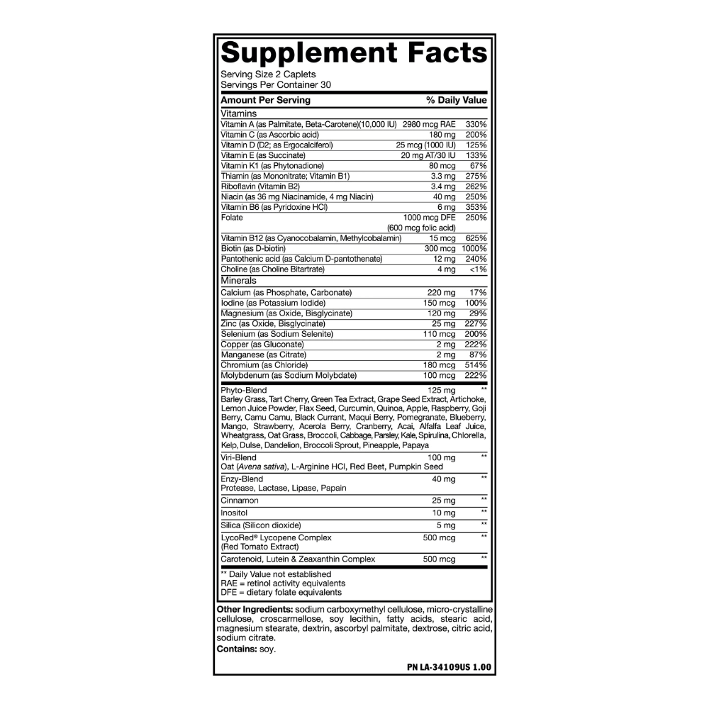 Mutant Multi Mutant Multi Multivitamins (60 Capsules) | Protein Package | Protein ...