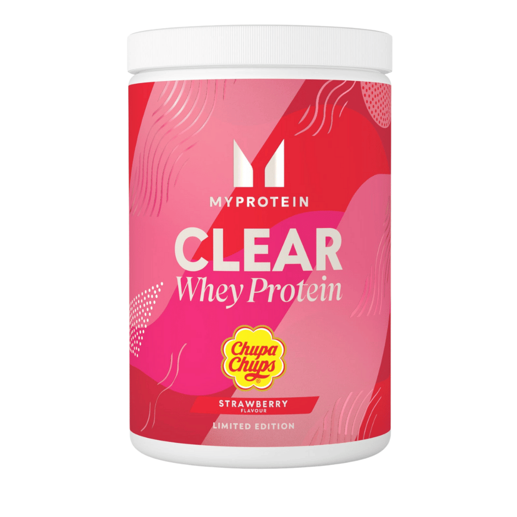 Chupa Chups MyProtein Clear Whey Protein - Strawberry Flavour - 500g Tubs