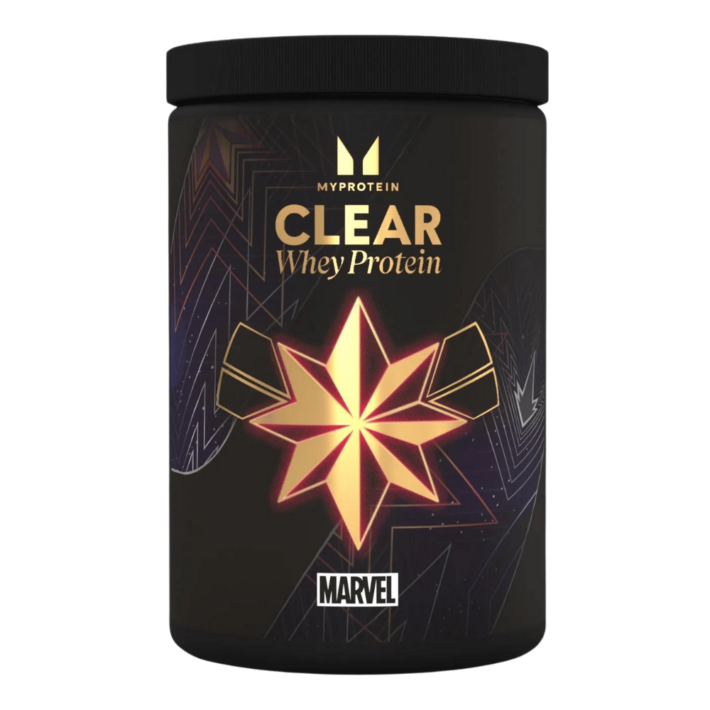 MyProtein Clear Whey Isolate - Marvel Collaboration - Captain Marvel - Tropical, Orange and Mango flavour