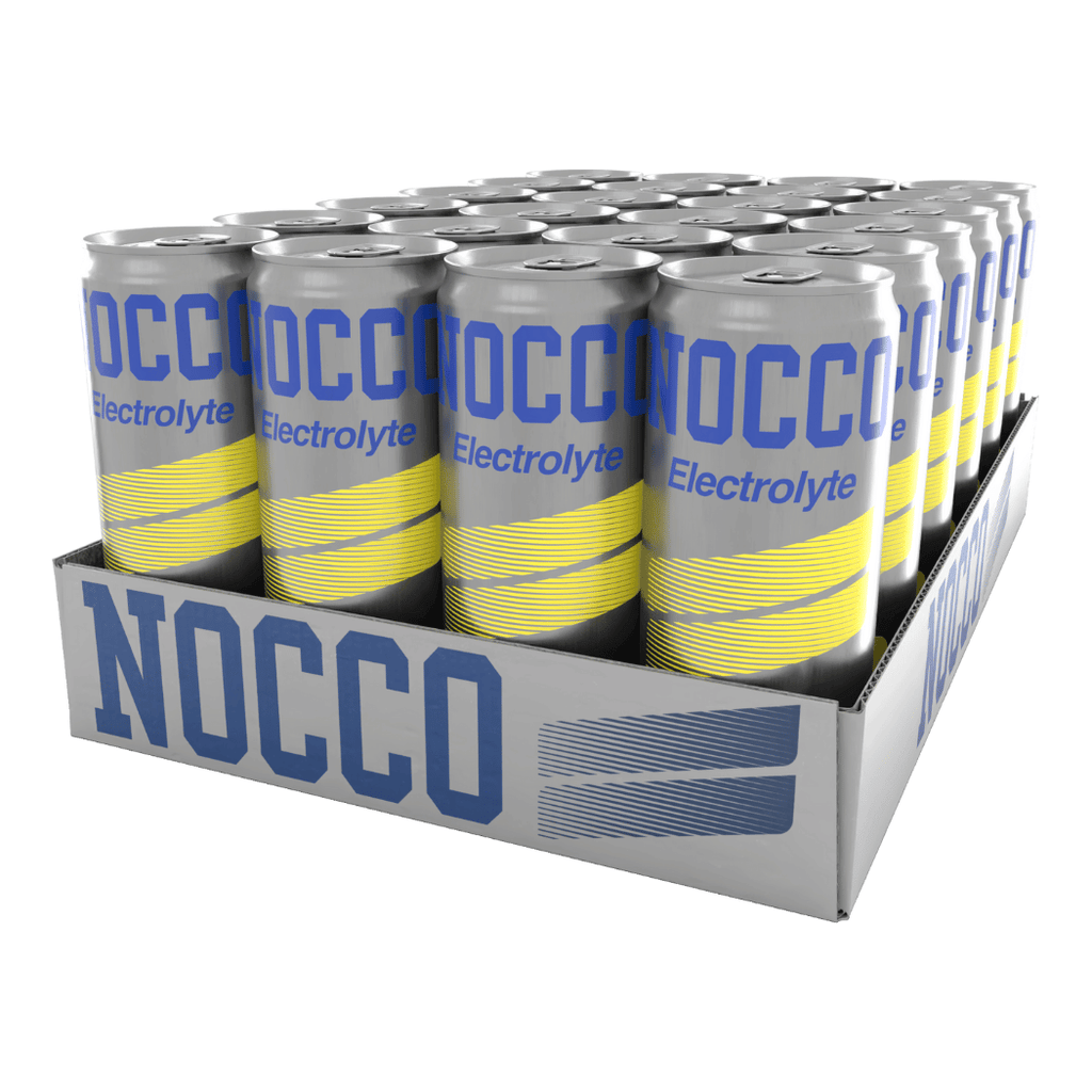 NOCCO Lemon and Lime Electrolyte Energy Drinks - 12x355ml Cans