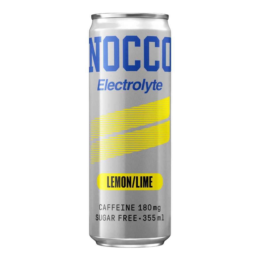 NOCCO Lemon and Lime Electrolyte Energy Drinks - Single 355ml Can