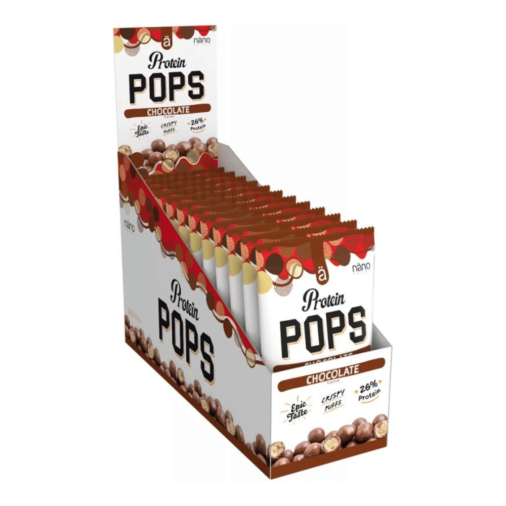 Nano Supps Protein Pops - Protein Milk Chocolate Balls (Protein Maltesers) - 12x38g Boxes