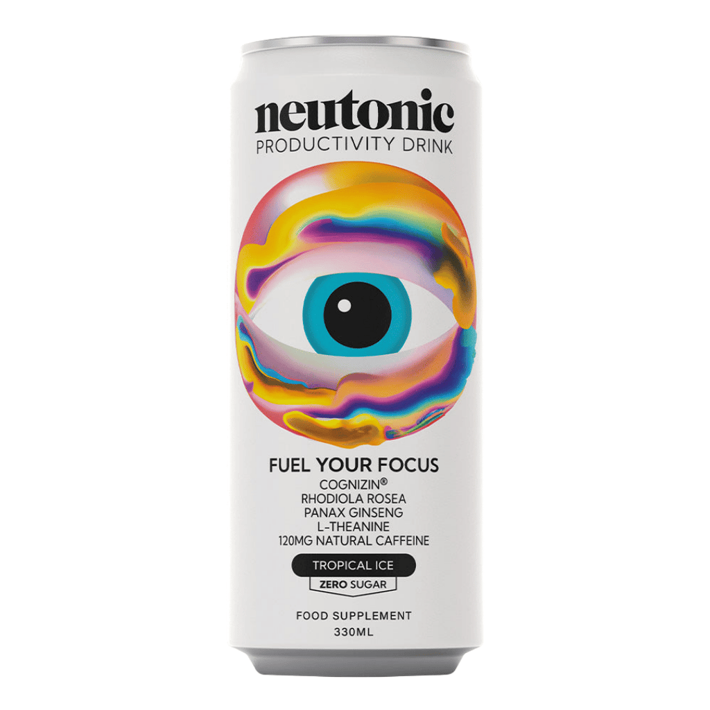 Neutonic Tropical Ice Productivity Nootropic Zero Sugar Energy Drink 330ml UK