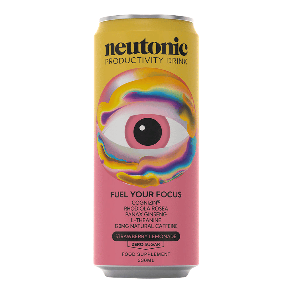 Strawberry Lemonade Neutonic Productivity Nootropic Energy Drink - Single 330ml Can