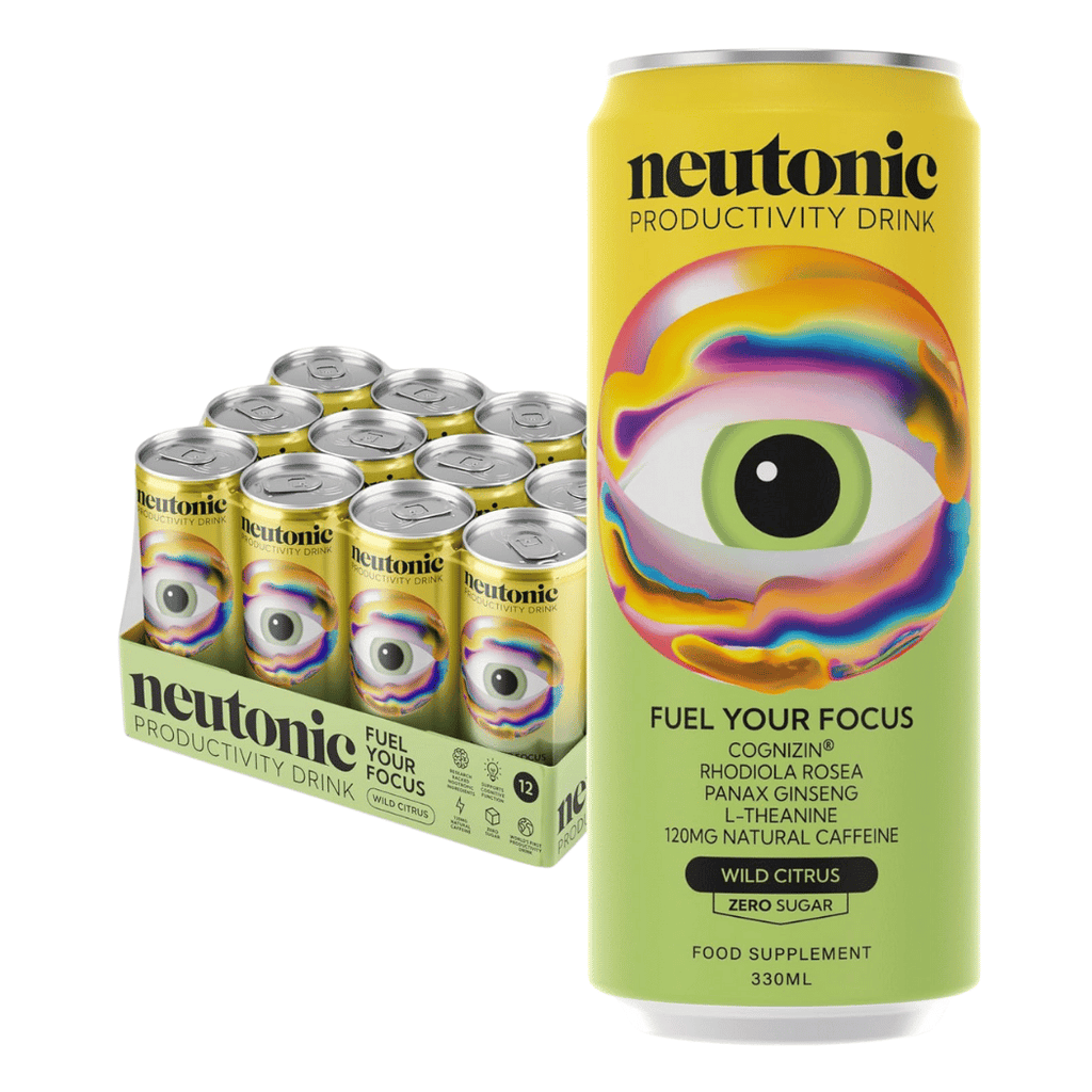 Wild Citrus Neutonic Energy Drinks - 12x330ml Can Packs