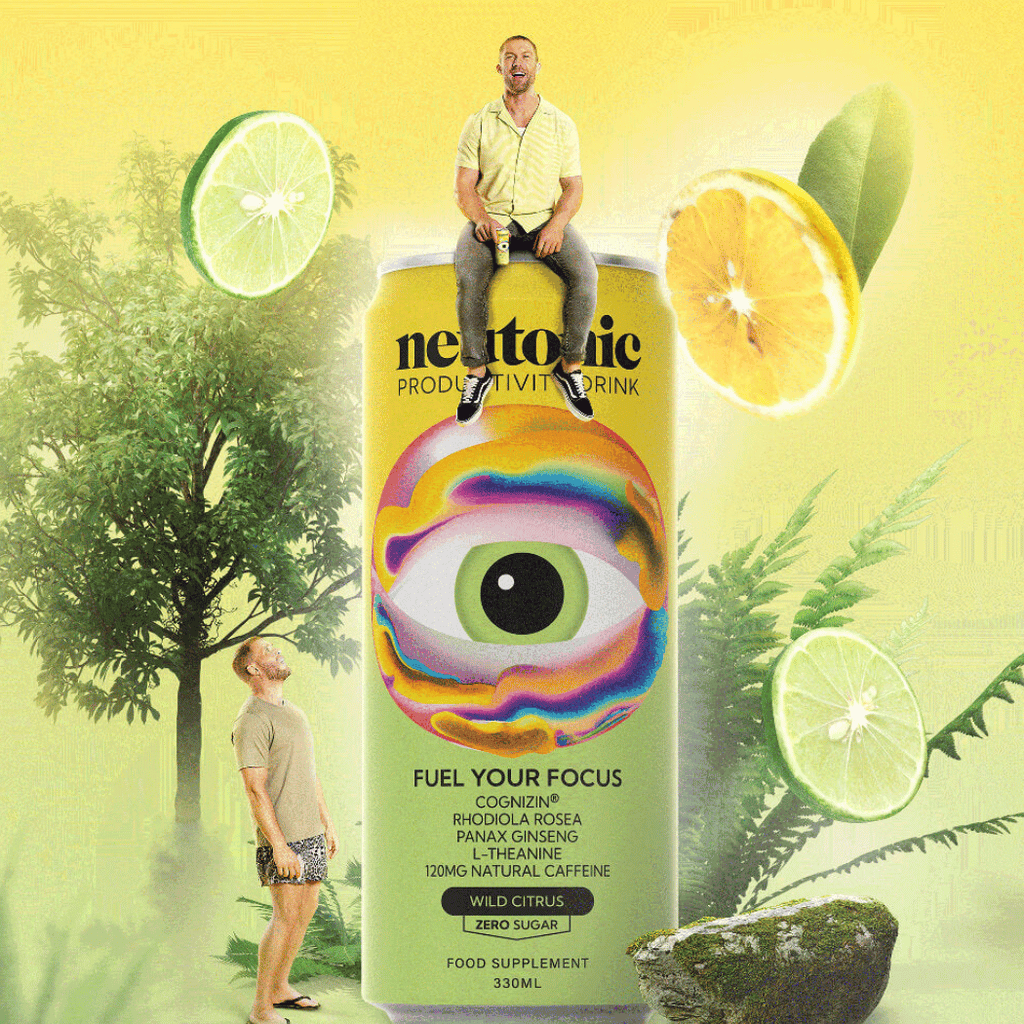 Wild Citrus Neutonic Energy Drink - Lifestyle Image