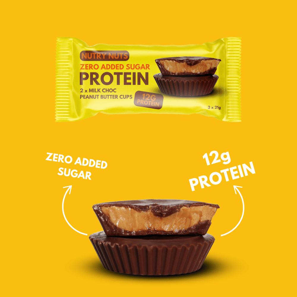 Key facts in the Nutry Nuts Milk Chocolate Peanut Protein Cups