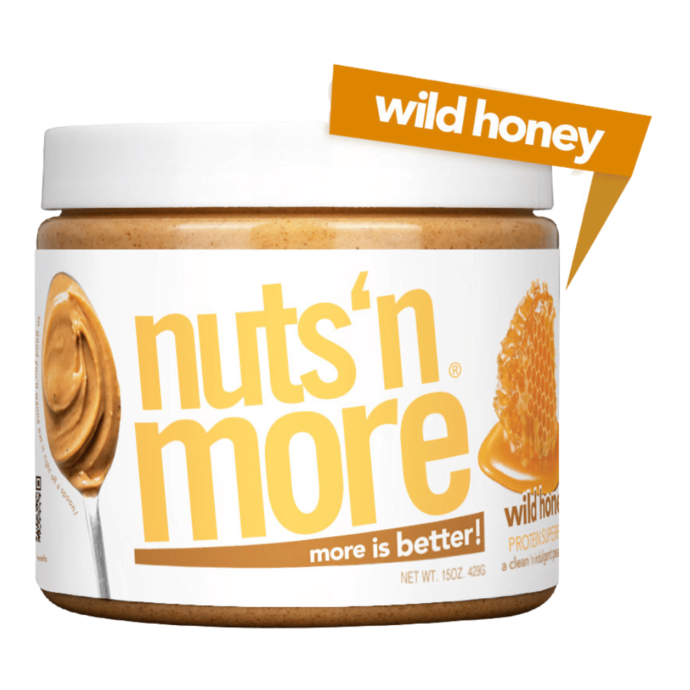 Nuts N More Wild Honey Protein Peanut Butter Spread - 429g Tubs UK
