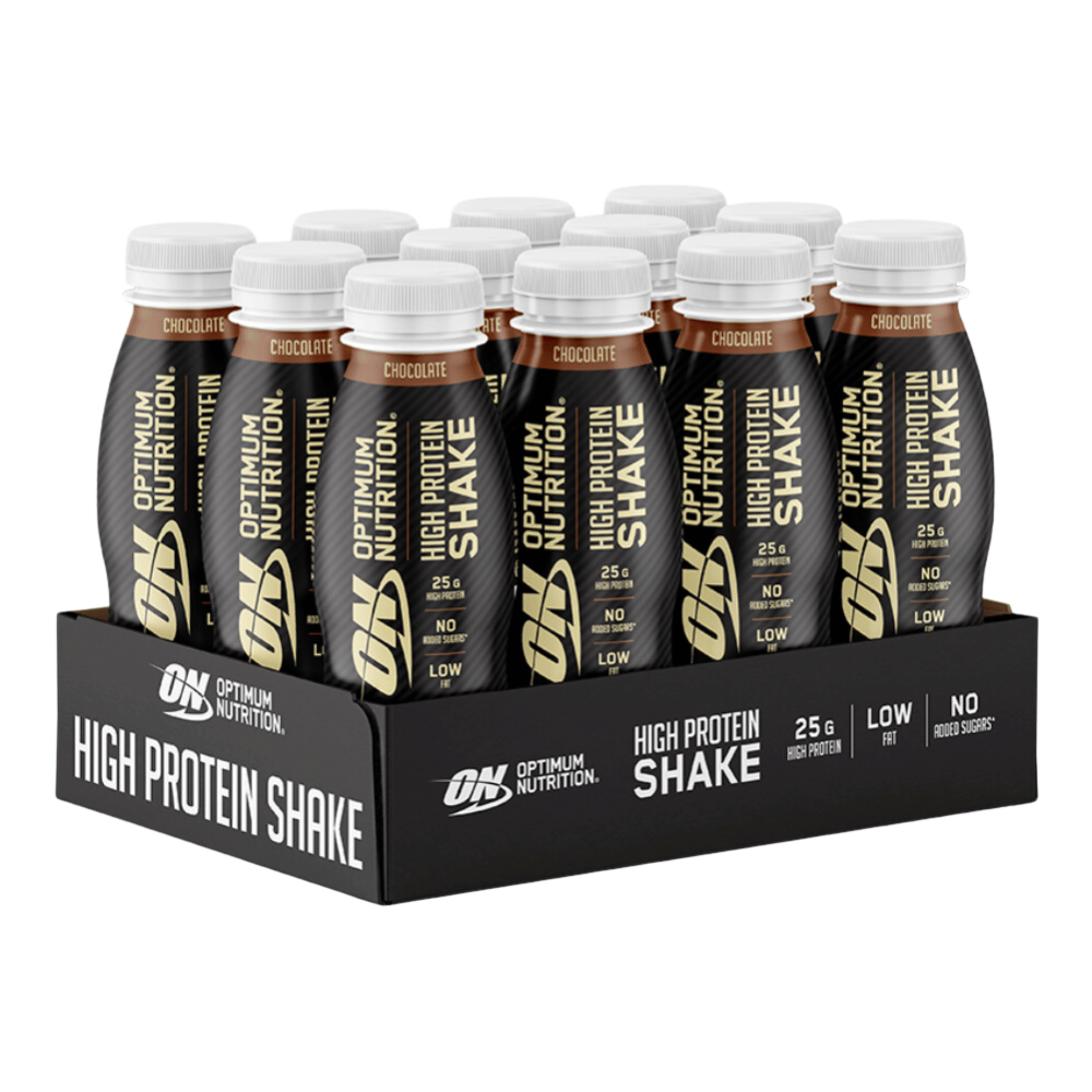 12 x 330ml Chocolate Optimum Nutrition Protein Shakes - Ready to drink