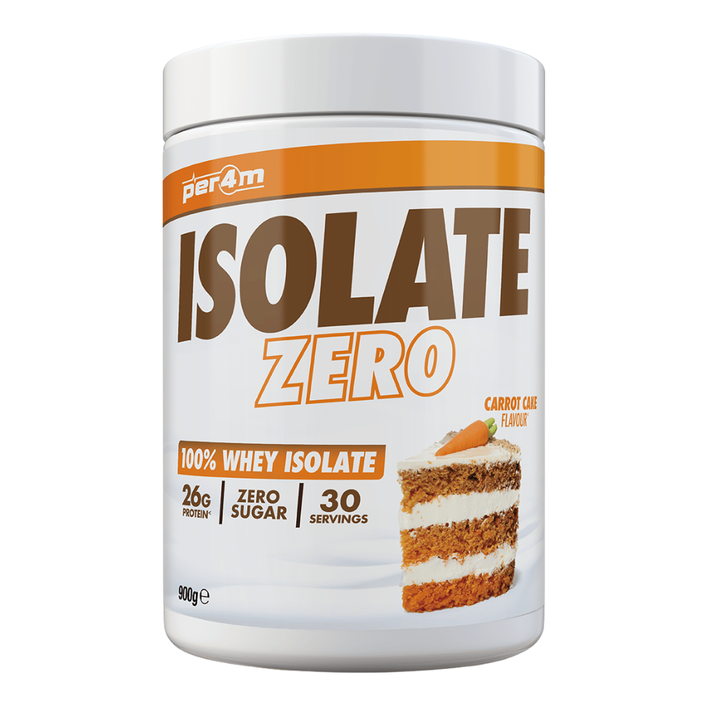 PER4M Isolate Protein Powder 900g - Carrot Cake Flavour - 30 Servings
