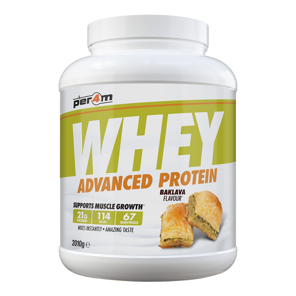 Baklava PER4M 2.01kg Whey Protein Powder (67 Serving Tub)