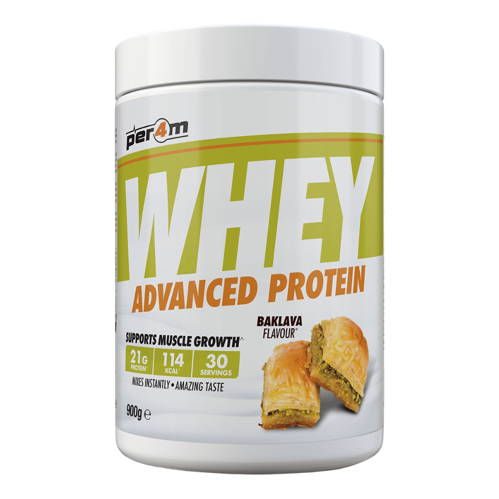 PER4M Baklava Whey Protein Powder 900g - 30 Serving Tubs
